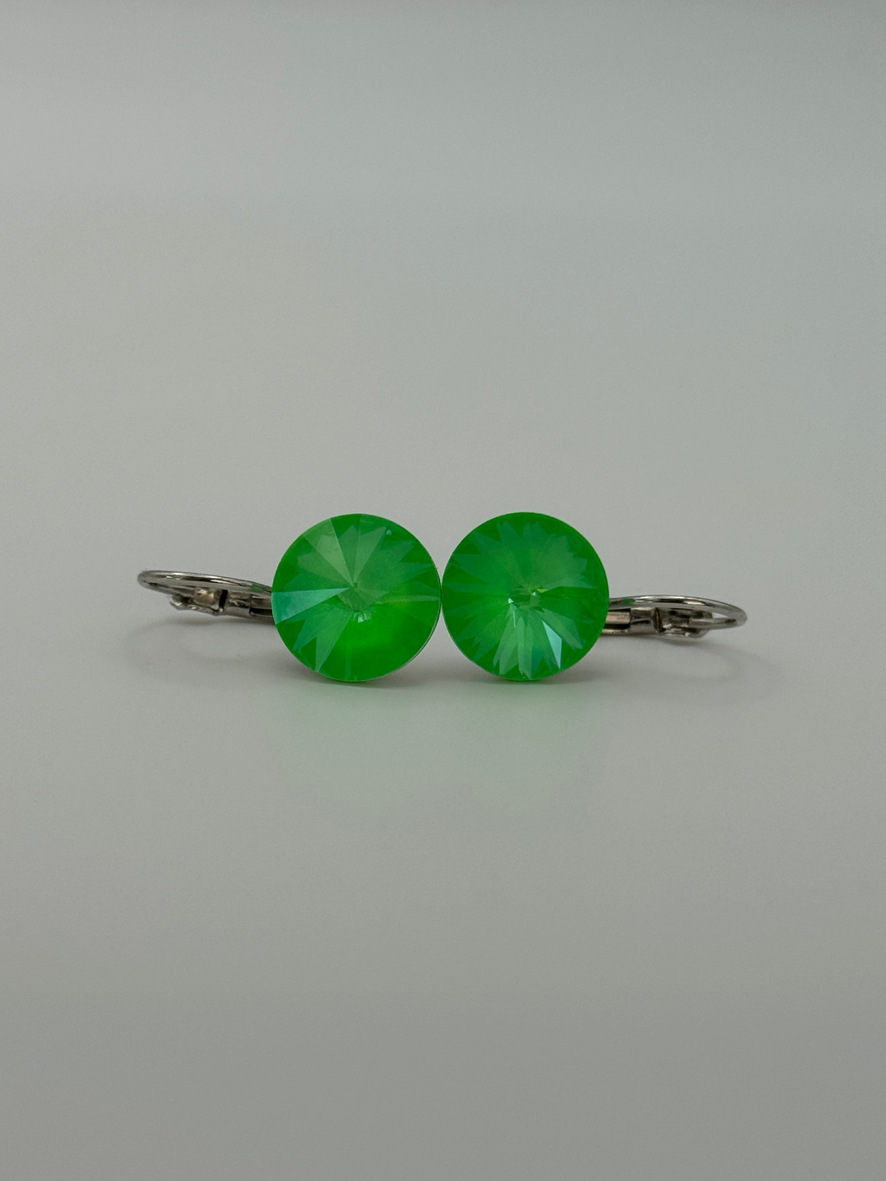 Medium Crystal Drop Earrings