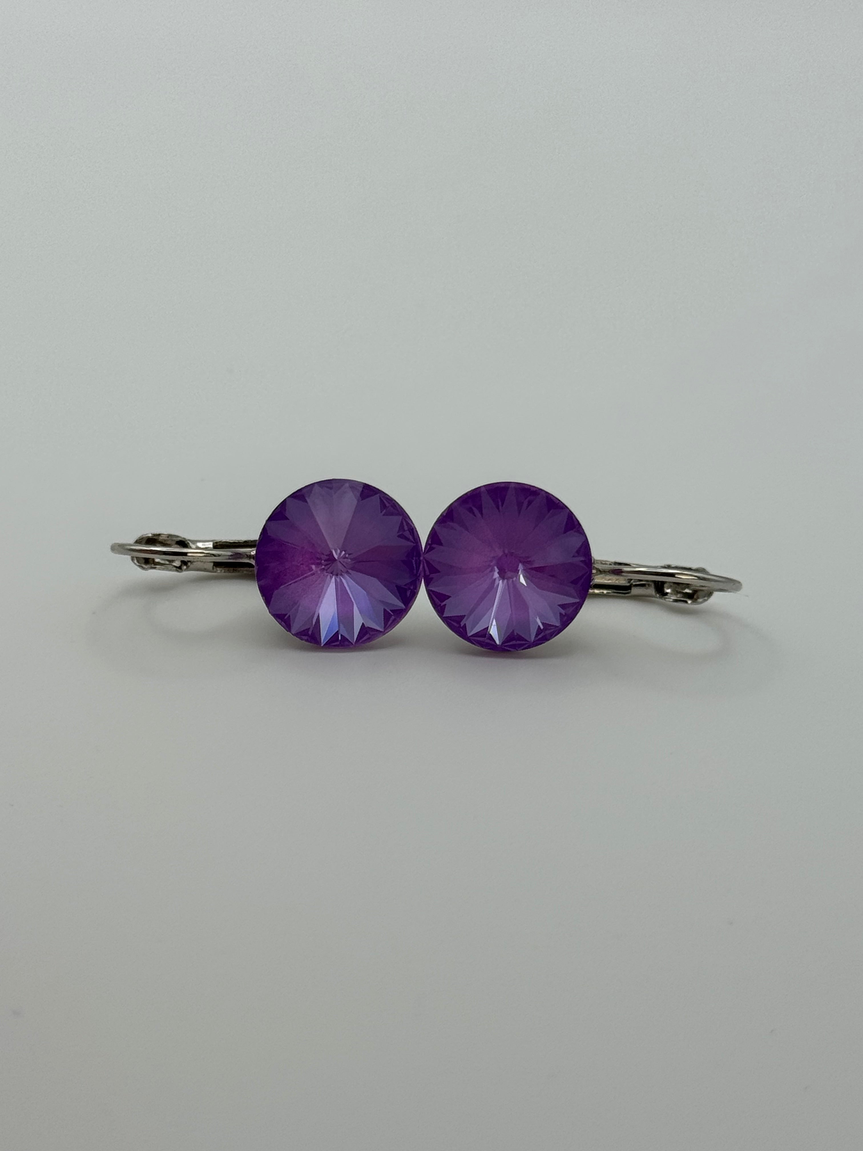 Medium Crystal Drop Earrings