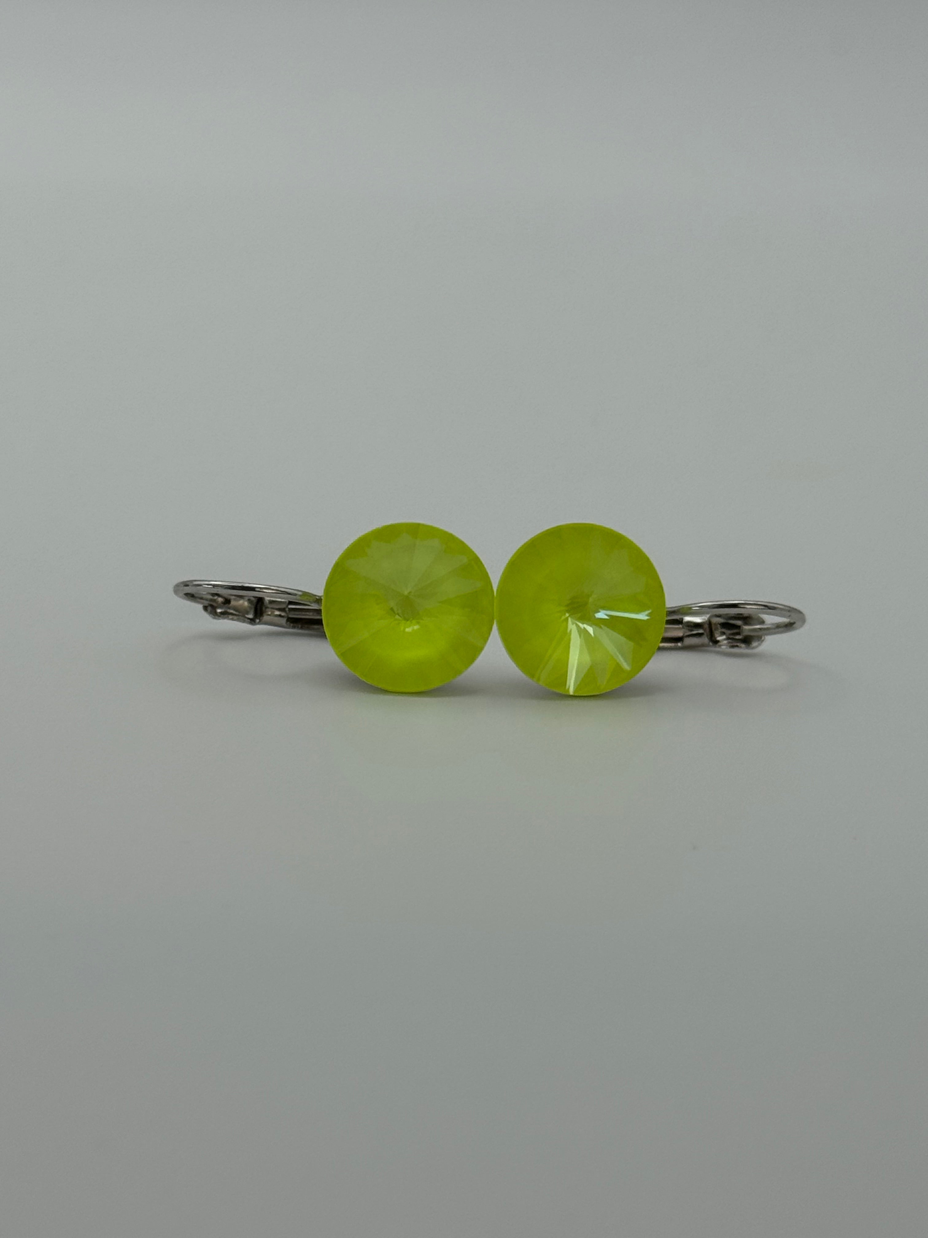 Medium Crystal Drop Earrings