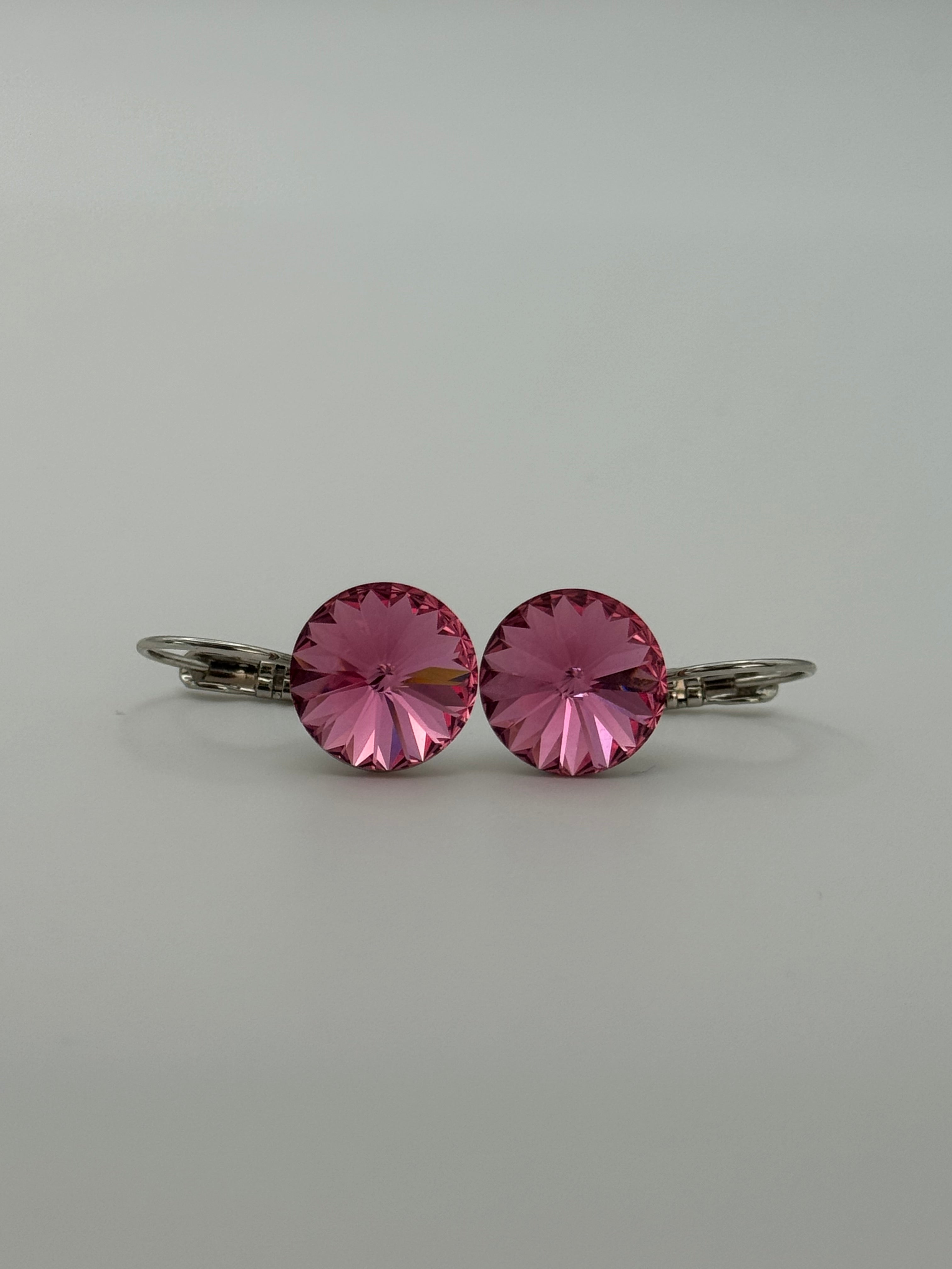 Medium Crystal Drop Earrings