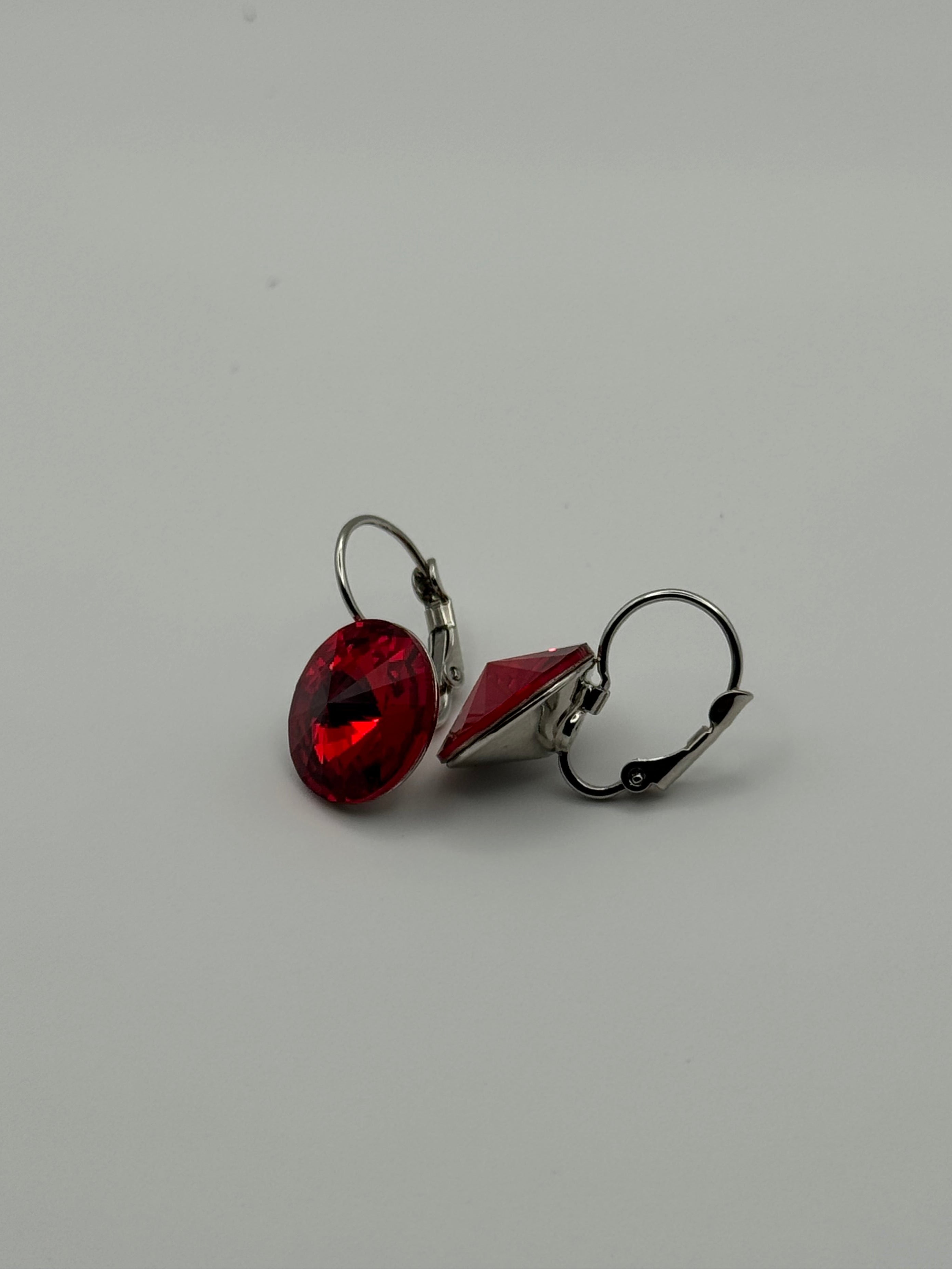 Large Crystal Drop Earrings
