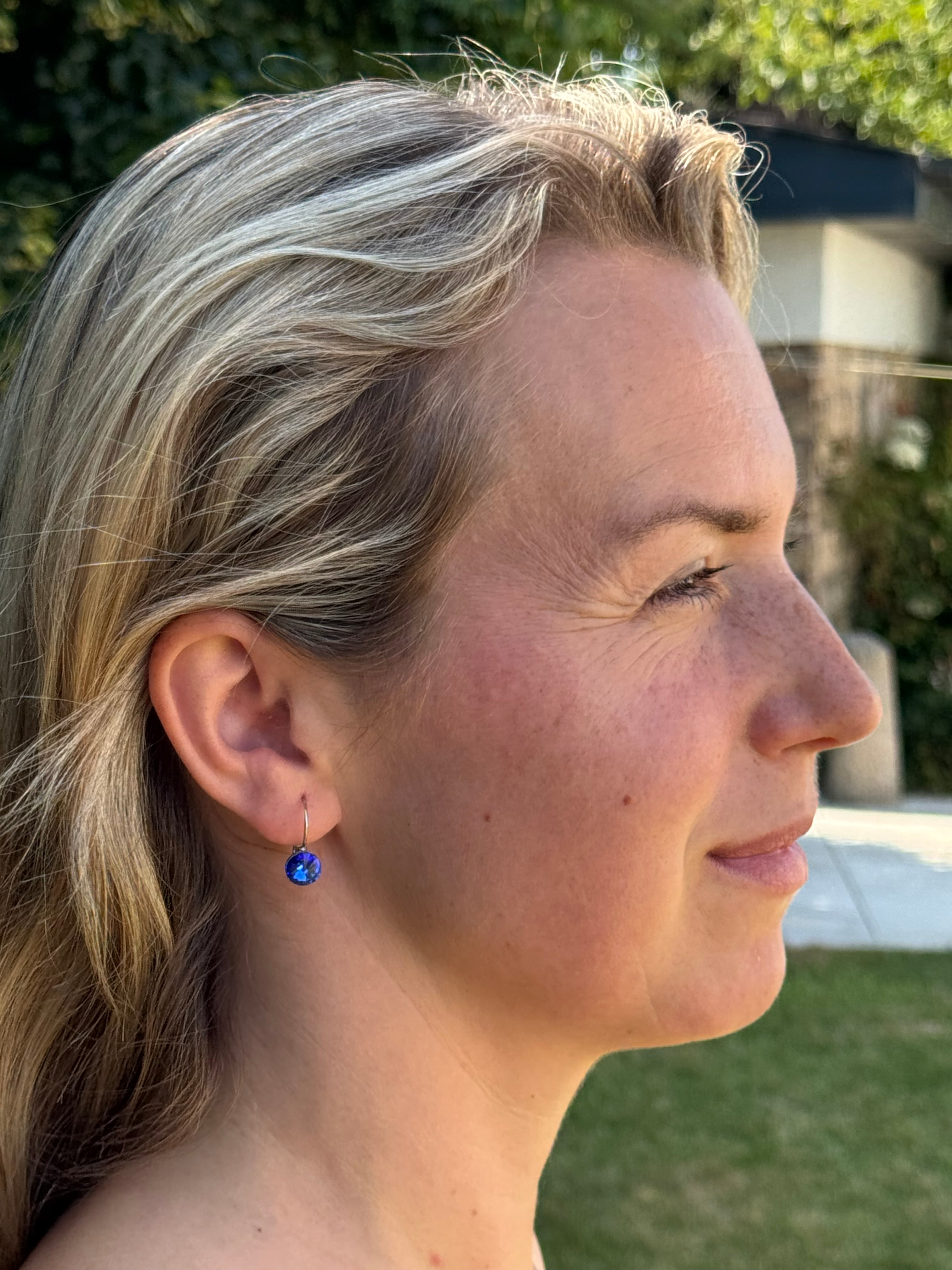 Small Crystal Drop Earring