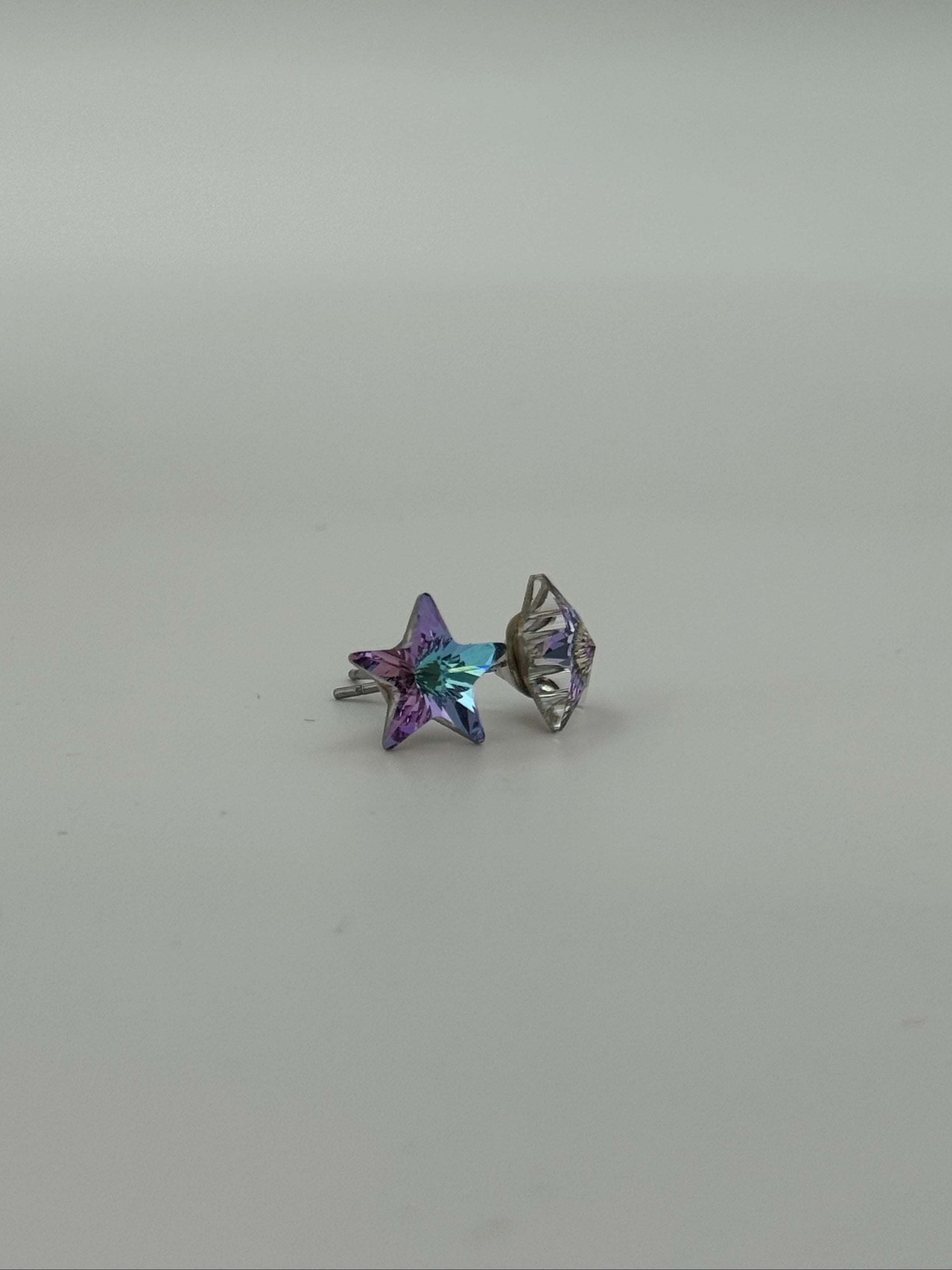 Crystal Star Stud Earrings