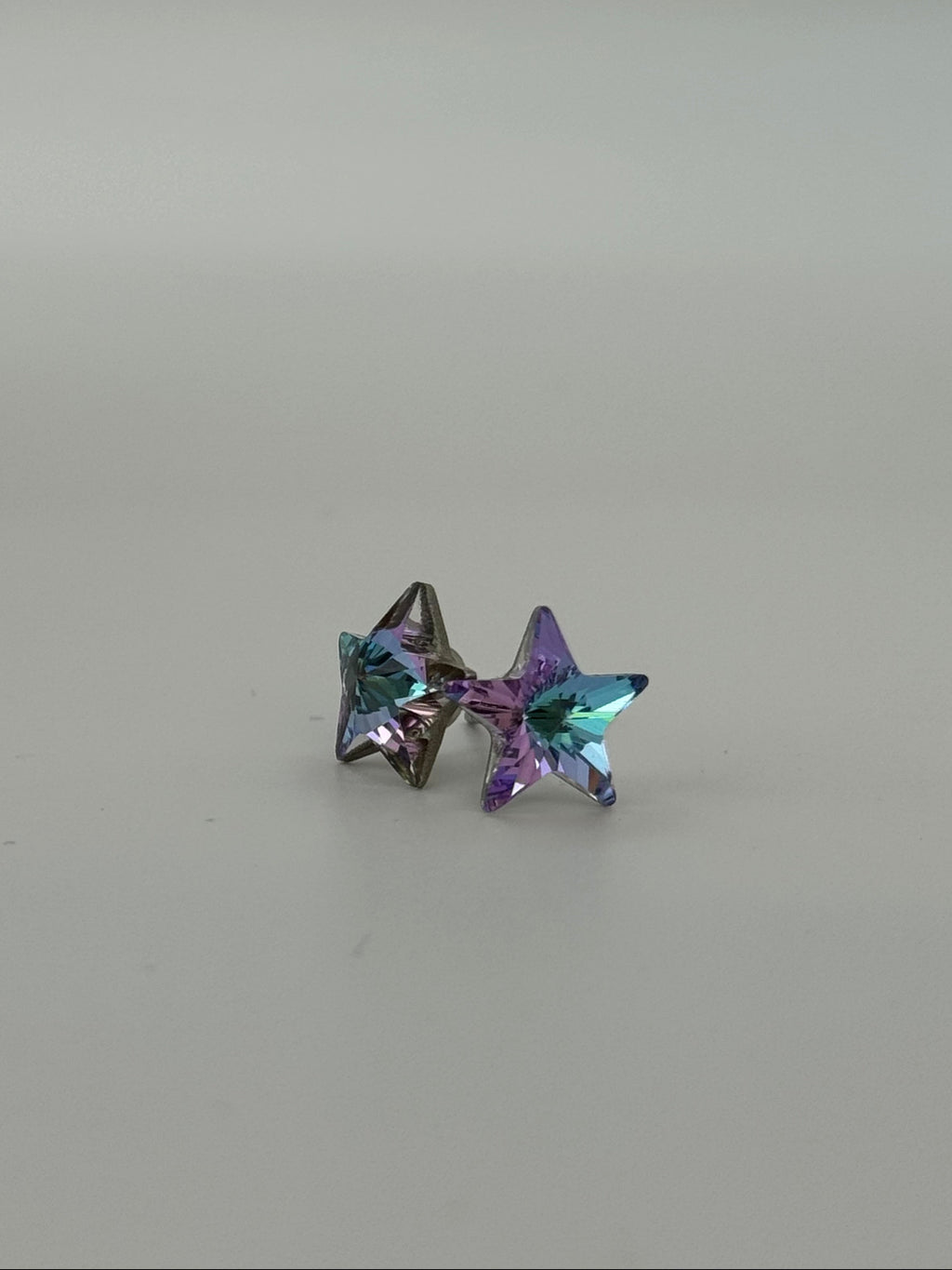 Crystal Star Stud Earrings