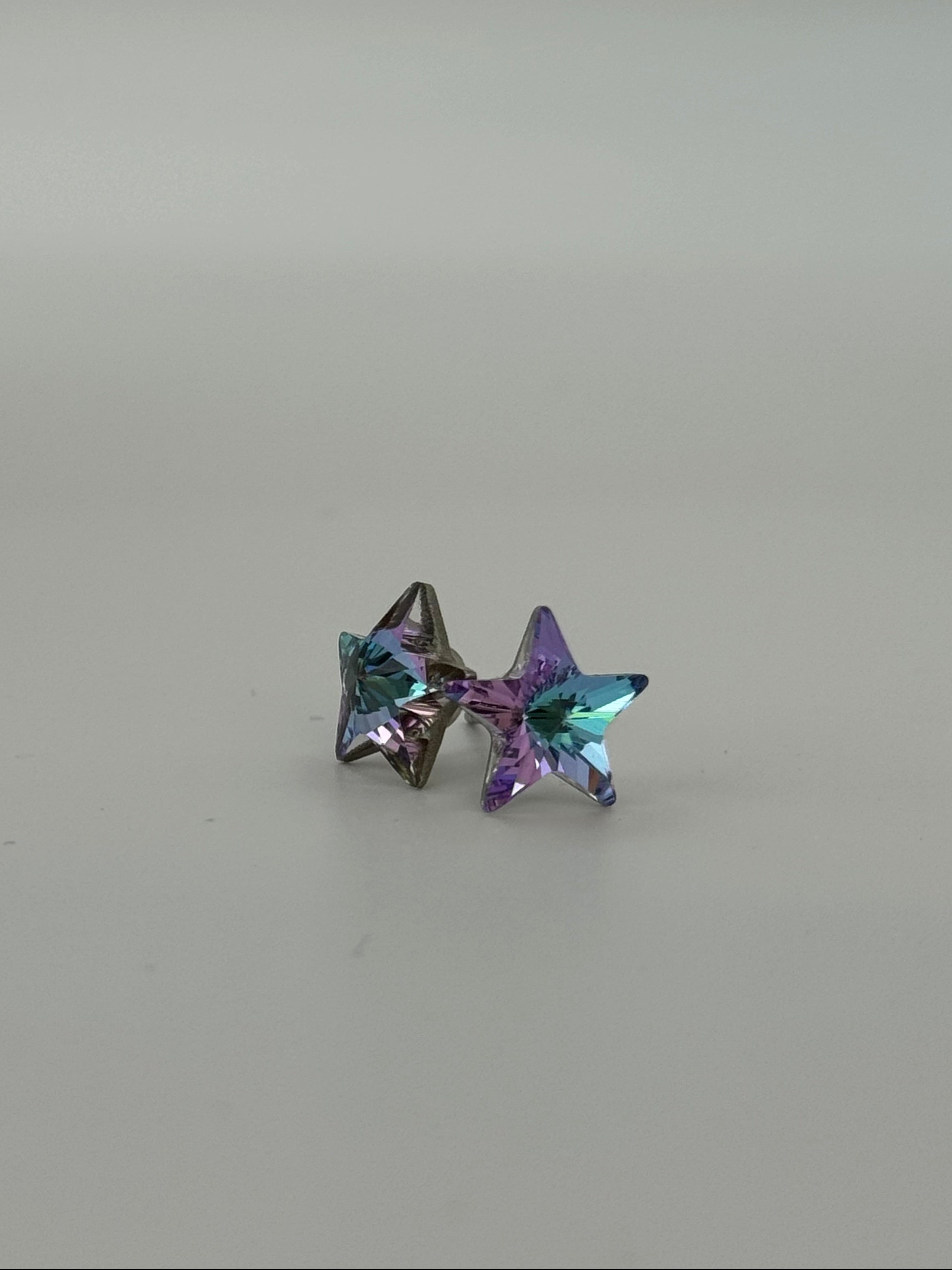 Crystal Star Stud Earrings