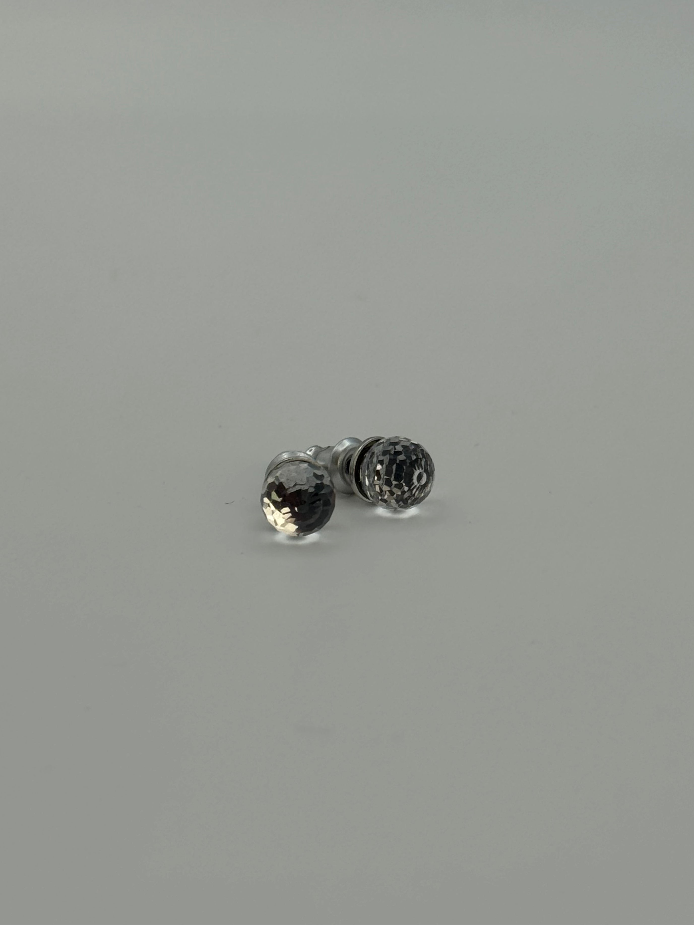 Crystal Ball Stud Earrings