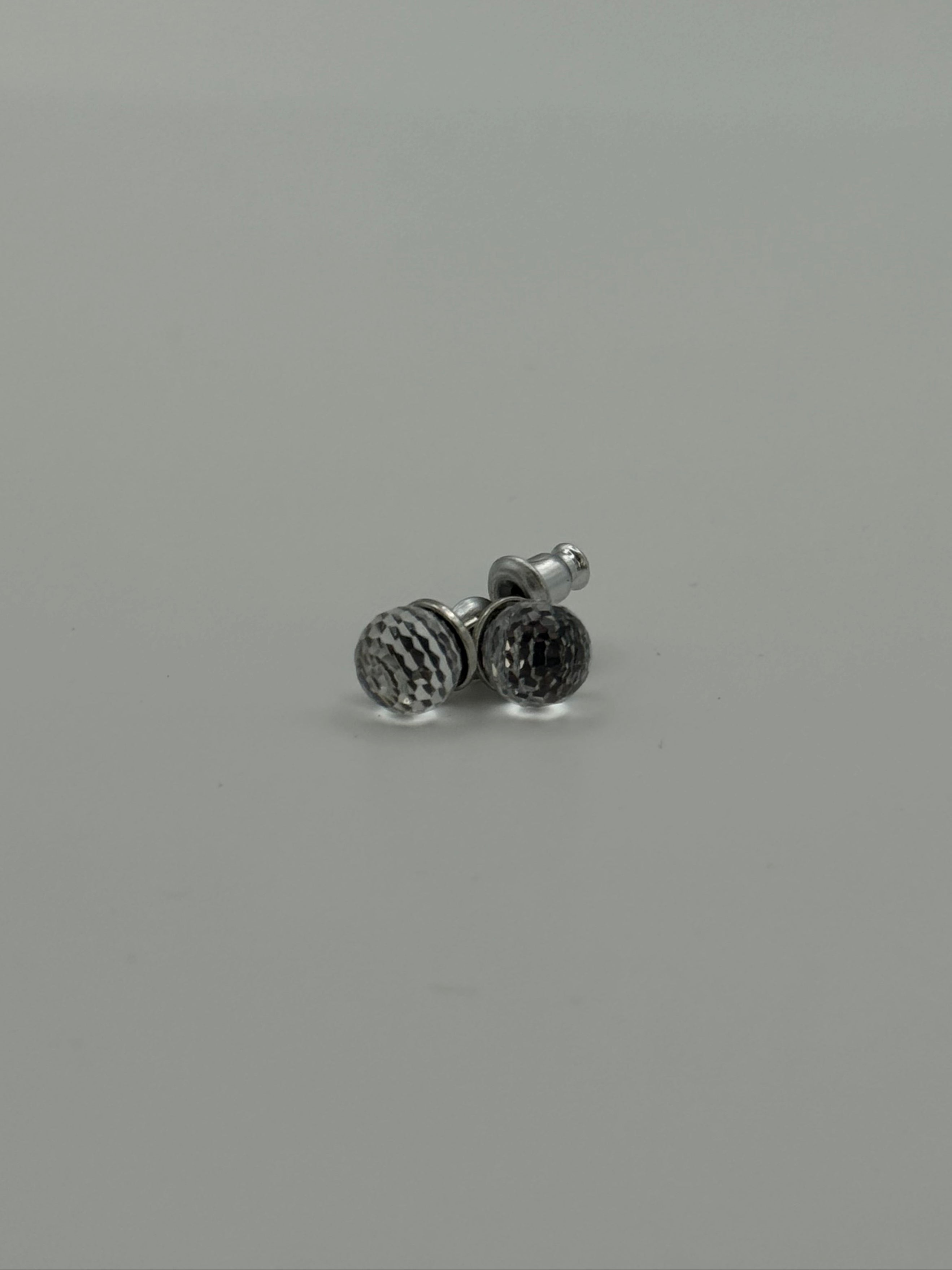 Crystal Ball Stud Earrings
