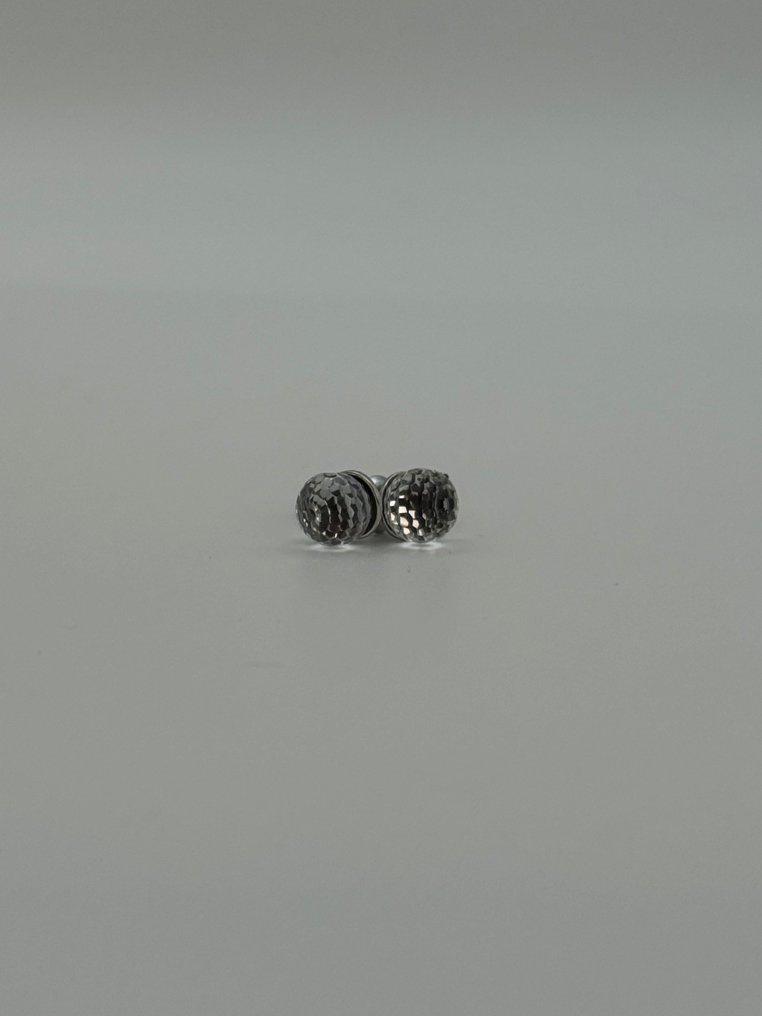Crystal Ball Stud Earrings