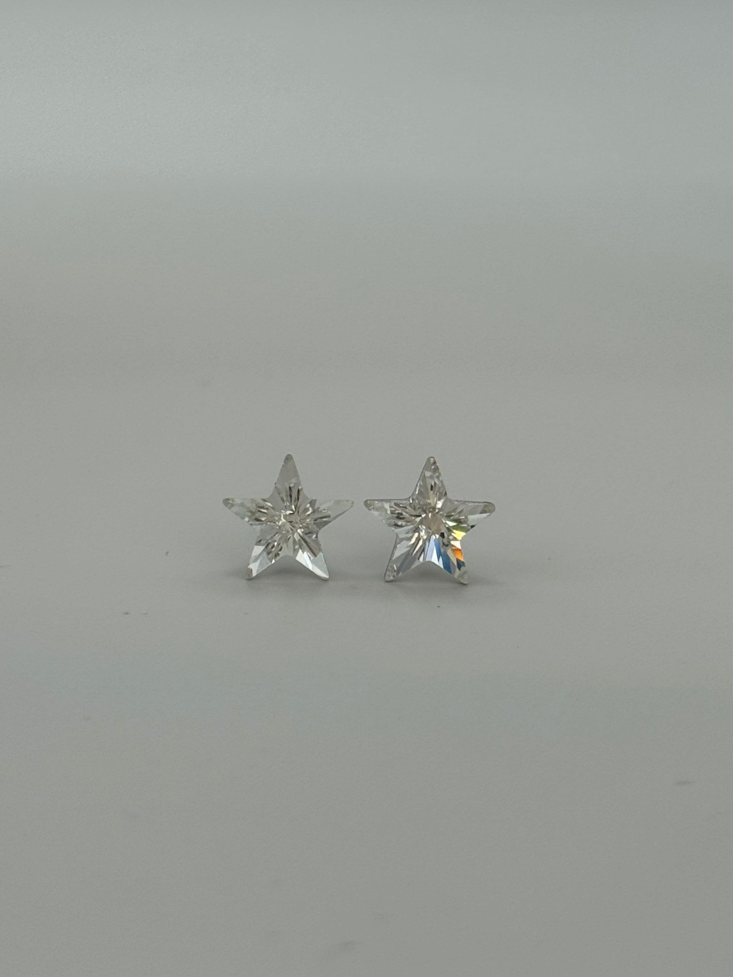 Crystal Star Stud Earrings