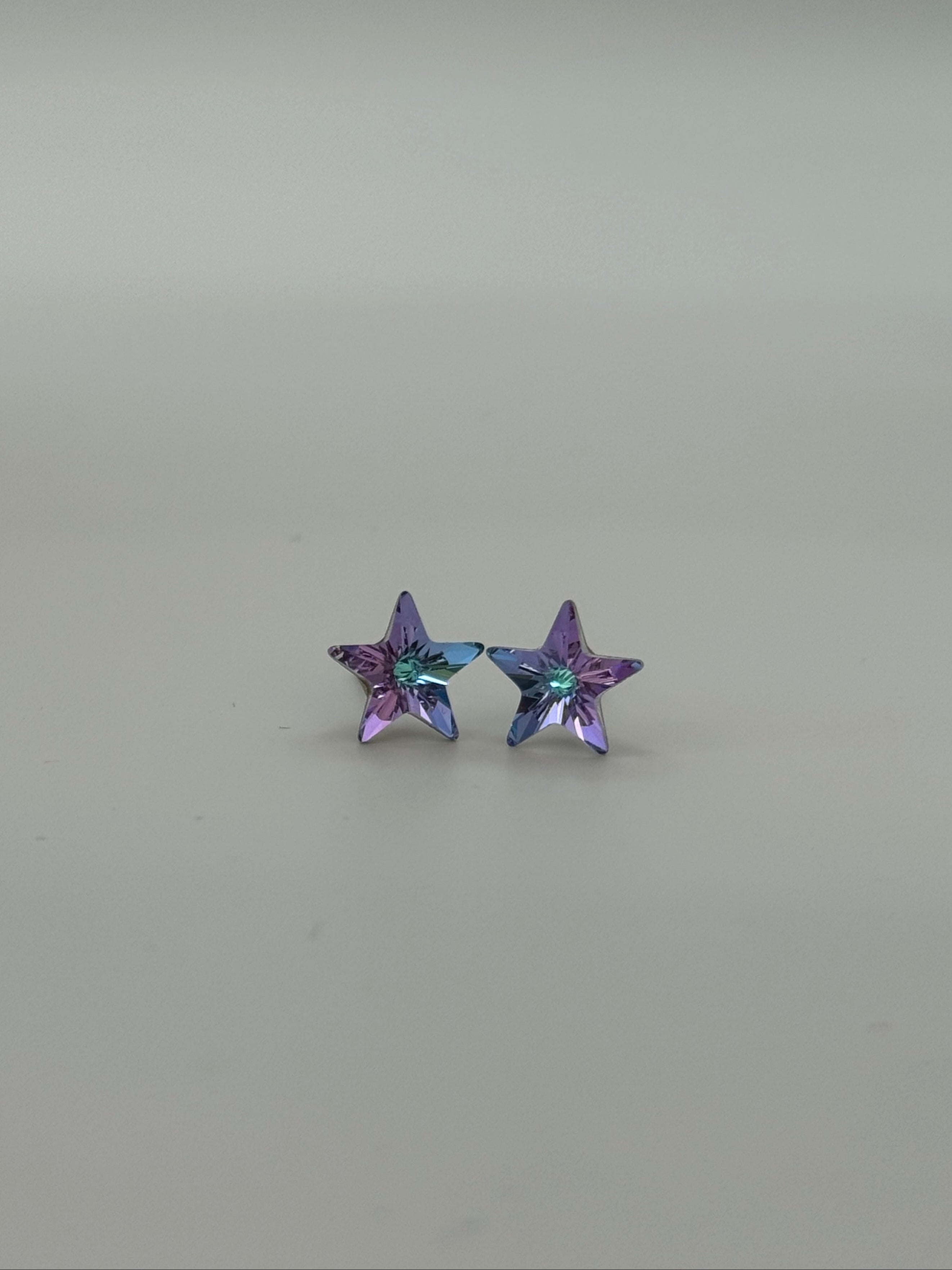 Crystal Star Stud Earrings
