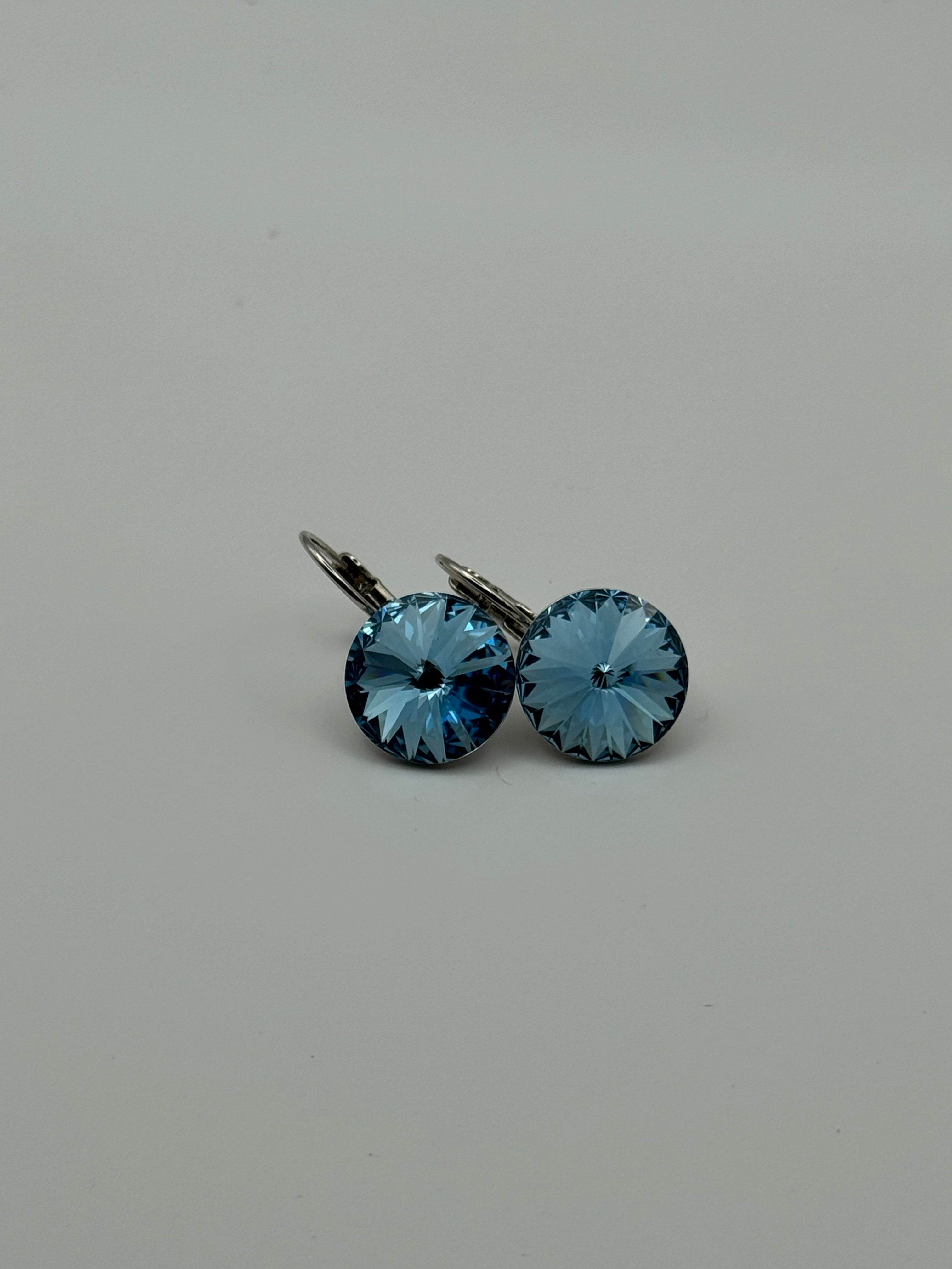 Large Crystal Drop Earrings