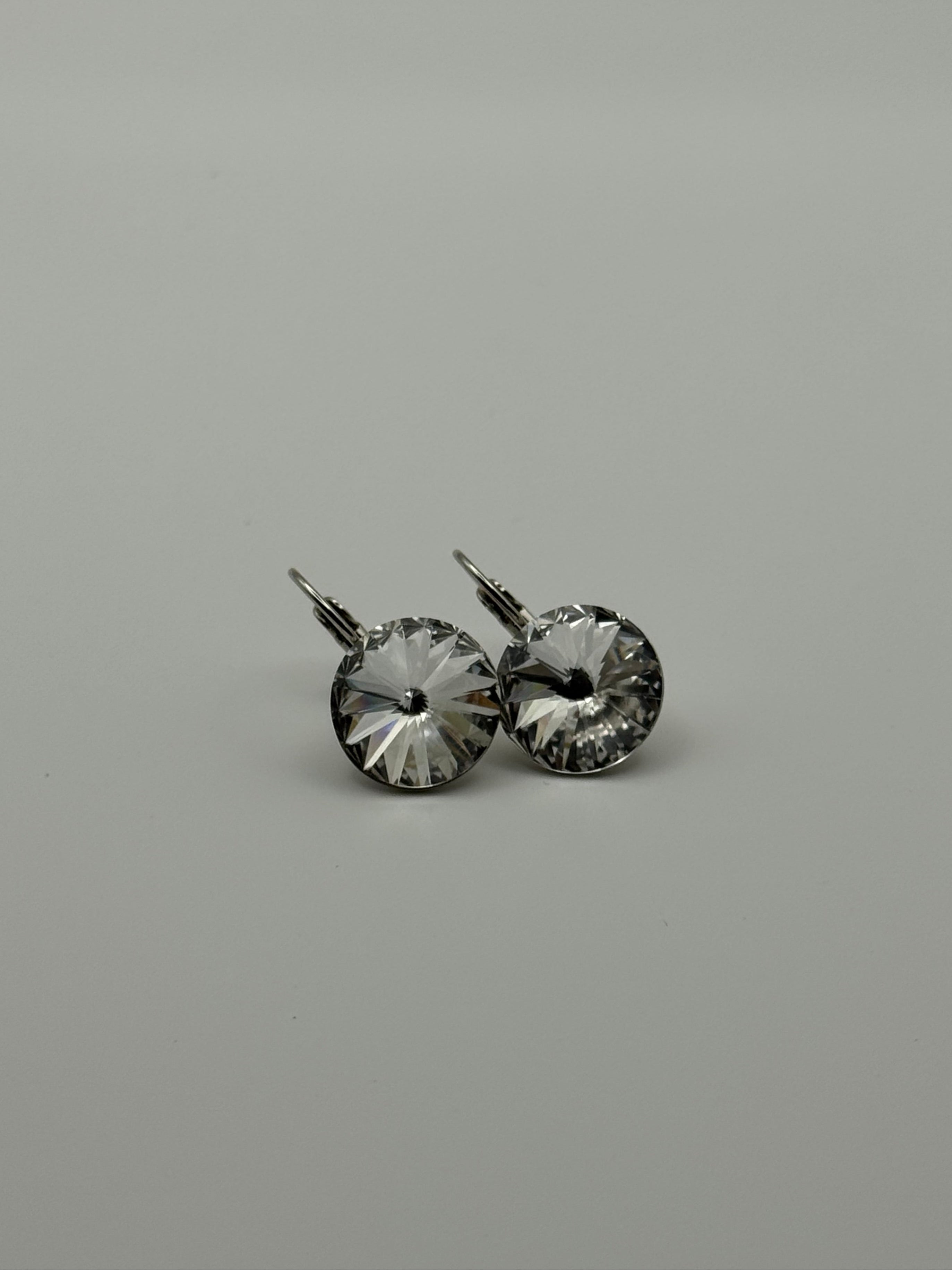 Large Crystal Drop Earrings