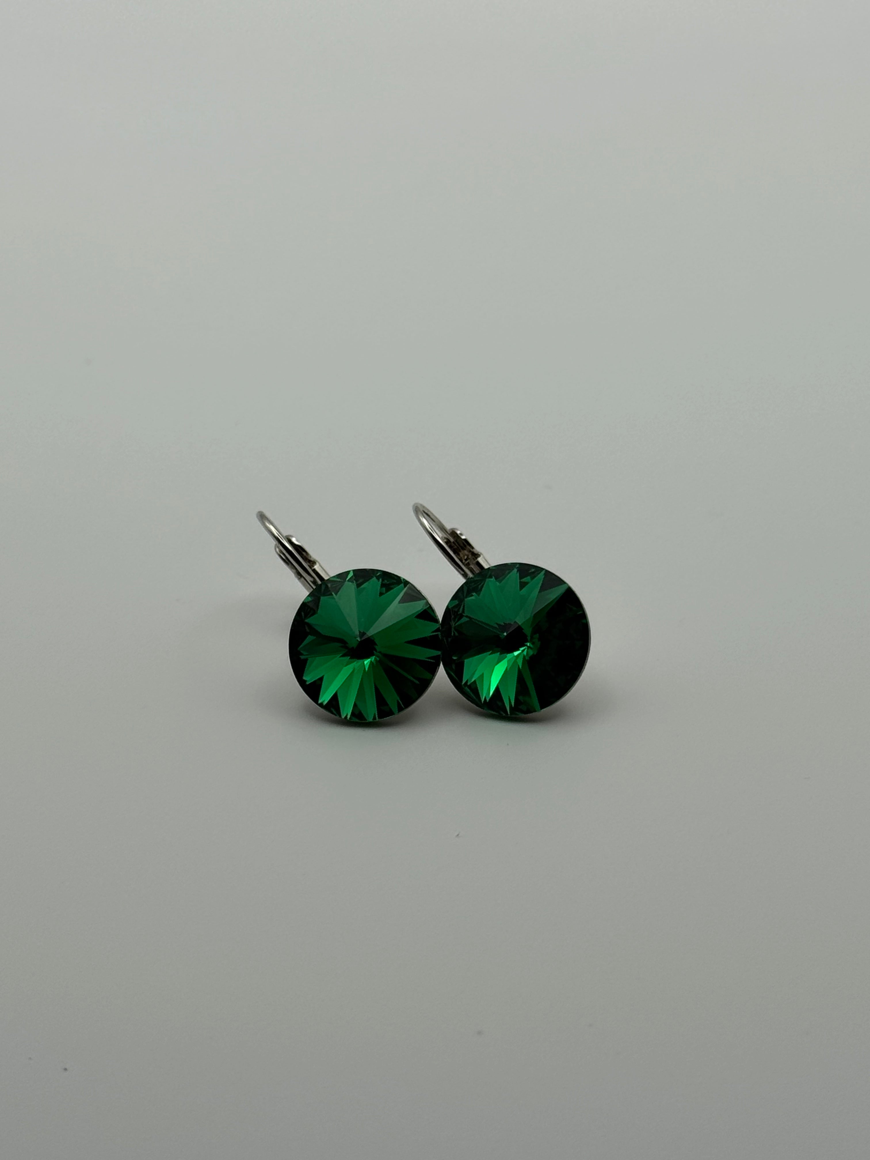 Large Crystal Drop Earrings