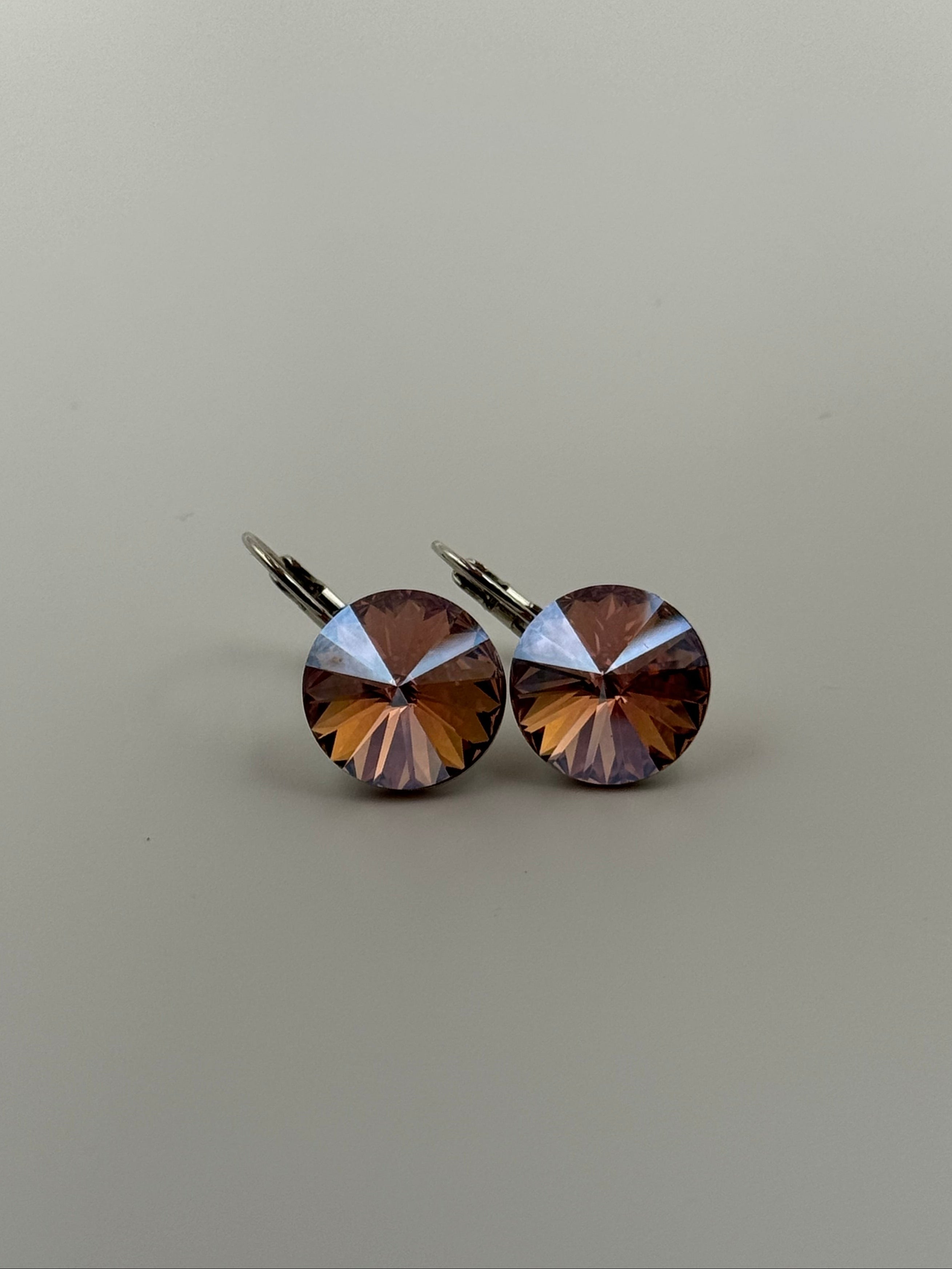 Large Crystal Drop Earrings